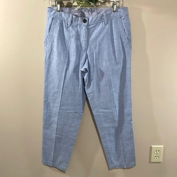 Talbots Relaxed Chinos in Newport Chambray 6P - Picture 3 of 15